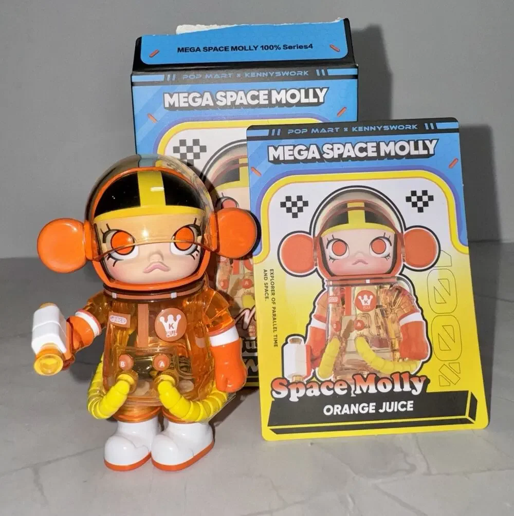 Pop Mart Mega Space Molly 100 Series 4 Confirmed Orange Juice
